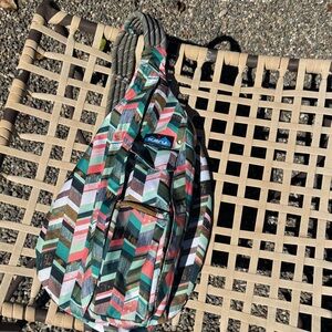 Kavu Chevron Multi-Color Sling Bag